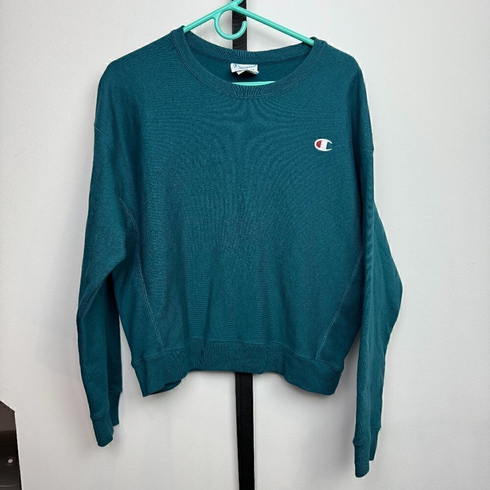 EUC - Champion Green Sweatshirt - Size L